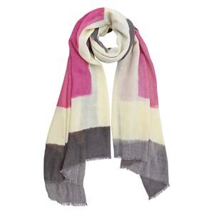 Lightweight Bold Color Contrast Scarf